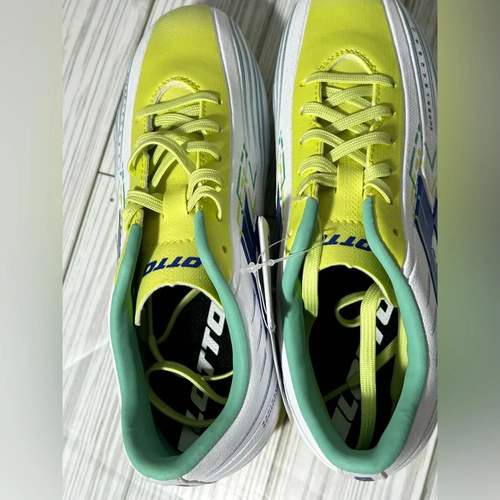 Lotto Solista 700 VIII FG Firm Ground kids‎ Soccer Cleat White yellow size 3